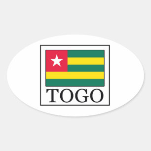 Sticker Ovale Togo