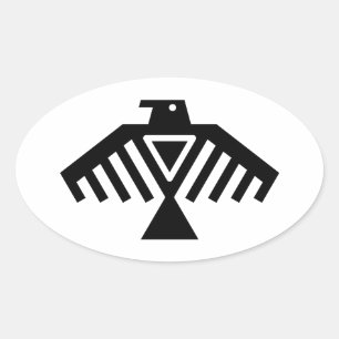Sticker Ovale tonnerre