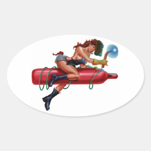 Sticker Ovale Torchin