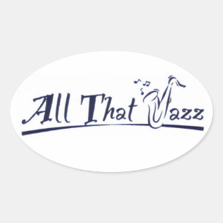 Sticker Ovale Tout ce Jazz