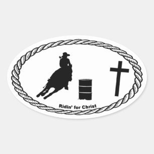 Sticker Ovale Tranche de course de barils Euro Style