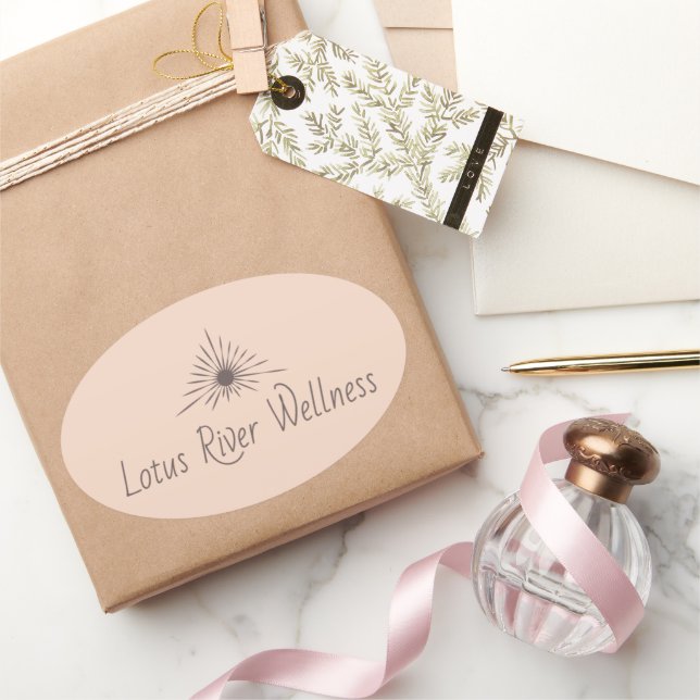 Sticker ovale transparent pour logo LRW Sun (Cadeaux)