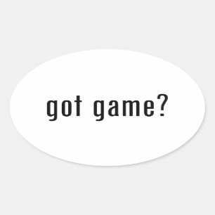 Sticker Ovale tu as du jeu ?