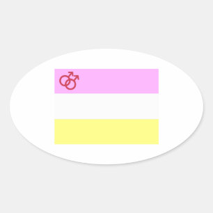 Sticker Ovale Twink Pride