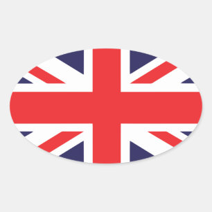 Sticker Ovale Union Jack
