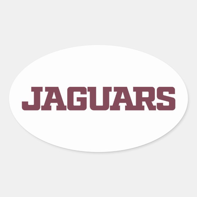 Sticker Ovale Université Texas A&M de San Antonio Jaguars (Devant)