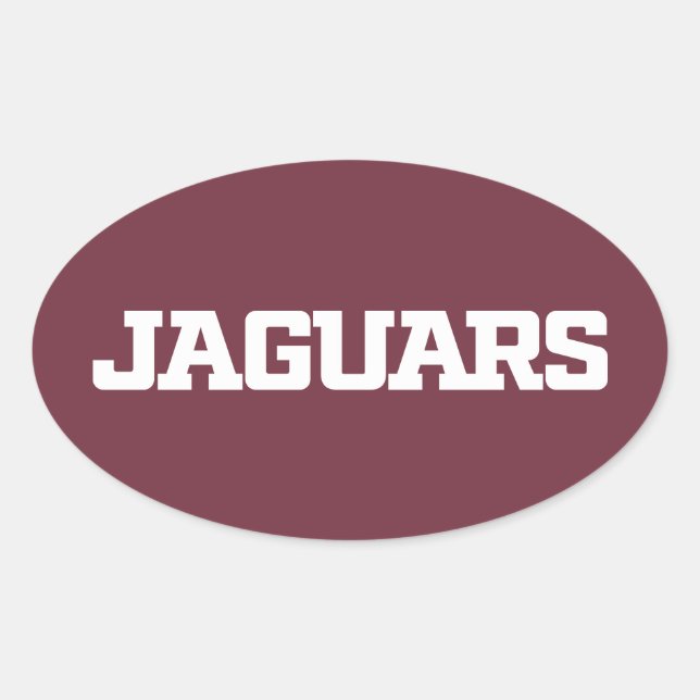 Sticker Ovale Université Texas A&M de San Antonio Jaguars (Devant)