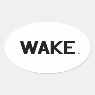 Sticker Ovale Université Wake Forest Wordmark Wake