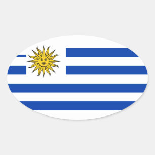 Sticker Ovale uruguay