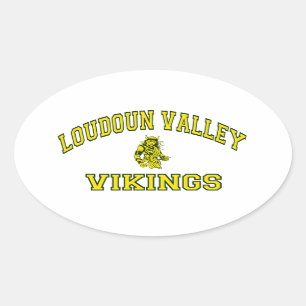 Sticker Ovale Vallée Vikings de Loudoun