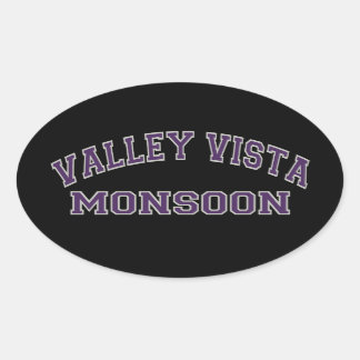 Sticker Ovale Vallée Vista