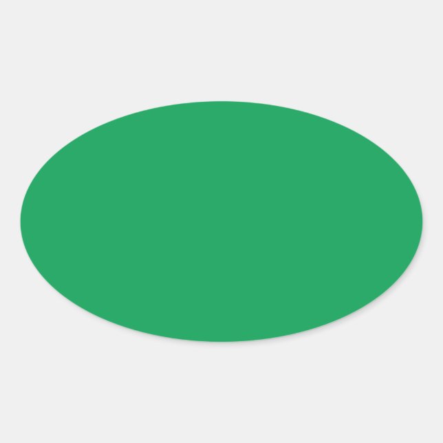Sticker ovale vert (Devant)