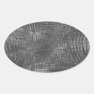 Sticker Ovale Ville de l'ombre