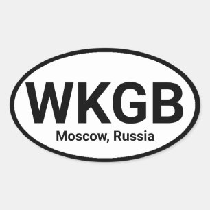 Sticker Ovale Votre station radio préférée