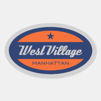 Sticker Ovale West Village