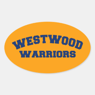 Sticker Ovale Westwood Warriors