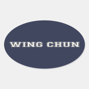 Sticker Ovale Wing Chun