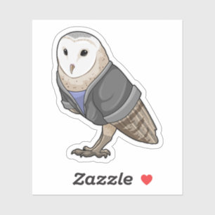 Sticker Owl comme secrétaire