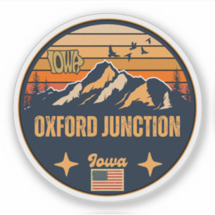 Sticker Oxford Junction, Iowa