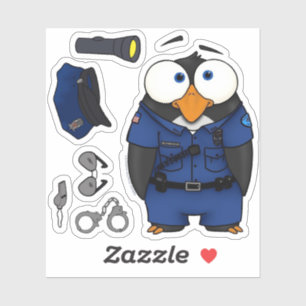 Sticker Pablo le pingouin, jeu d'autocollants