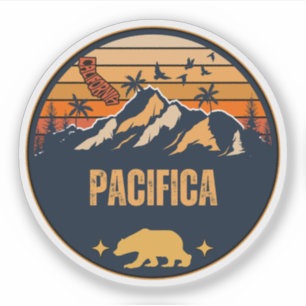 Sticker Pacifica, Californie