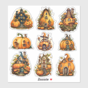Sticker Pack Automne Pumkin House