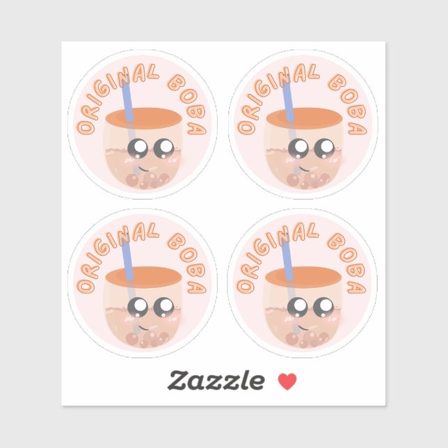 Sticker Pack Boba original de 4 (Feuille)