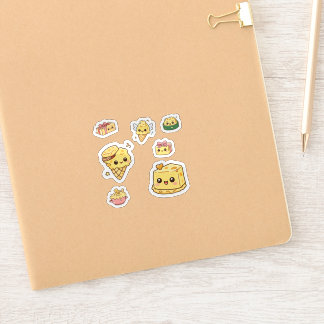 Sticker Pack d'autocollants de fromage Kawaii mignon 