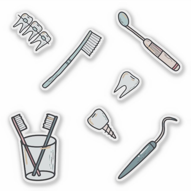 Sticker Pack de dentiste (Devant)