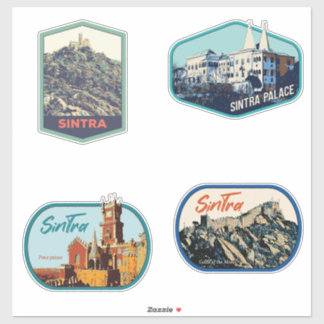 Sticker Pack d'illustration Sintra Portugal