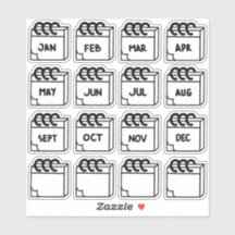 Pack multiple des mois de l'année