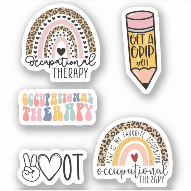 Sticker Pack OT pour l'ergothérapie (Devant)