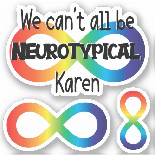 Sticker Pack - Sensibilisation sur l'autisme Neuro (Devant)
