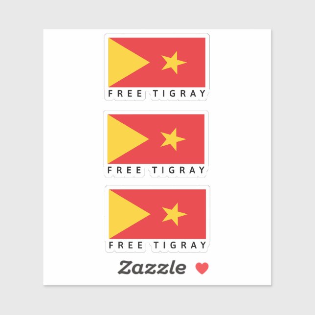 Sticker Pack Tigray gratuit (Feuille)