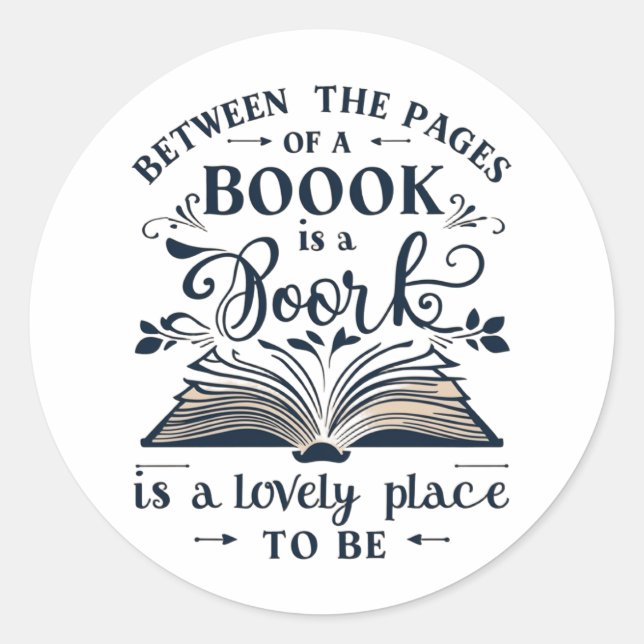 Sticker Pages Livre (Devant)