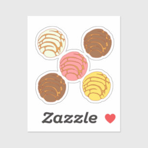 Sticker Pain sucré mexicain Pan Dulce Conchas