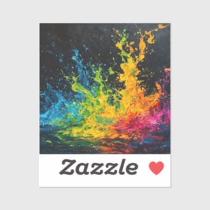 Sticker Paint coloré