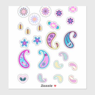 Sticker Paisley Pack années 90