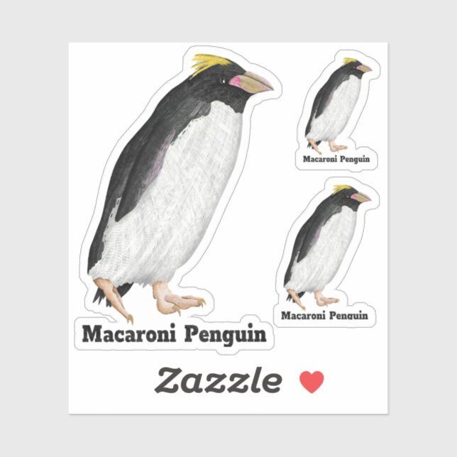 Sticker Palaeeudyptes Pingouin disparu (Feuille)