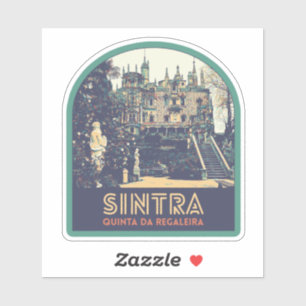 Sticker Palais Sintra Regaleira illustration Portugal