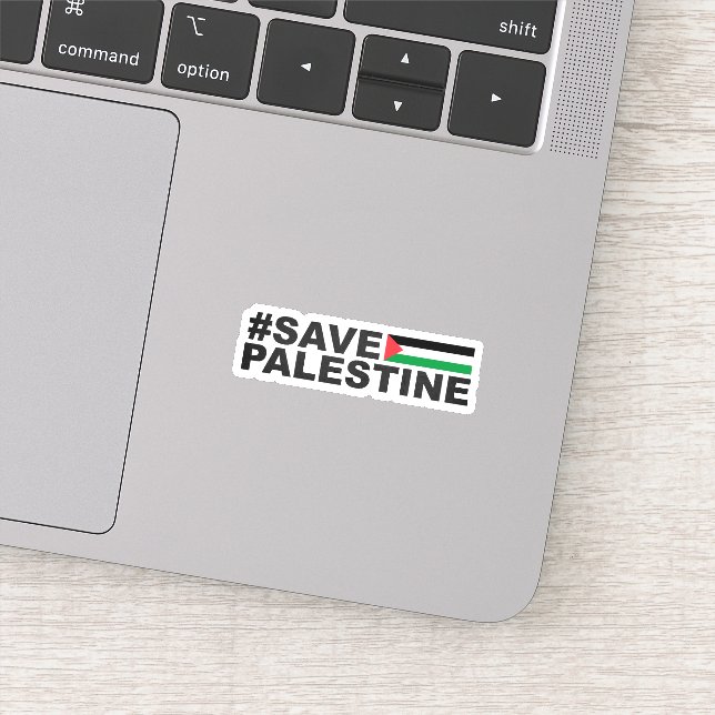 Sticker Palestine Flag Palestine Map (Détail)