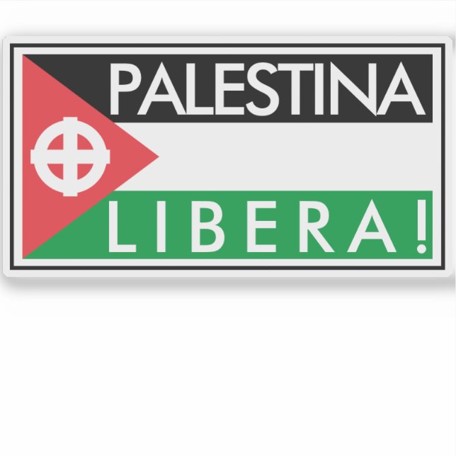STICKER PALESTINE LIBRE ! (Devant)