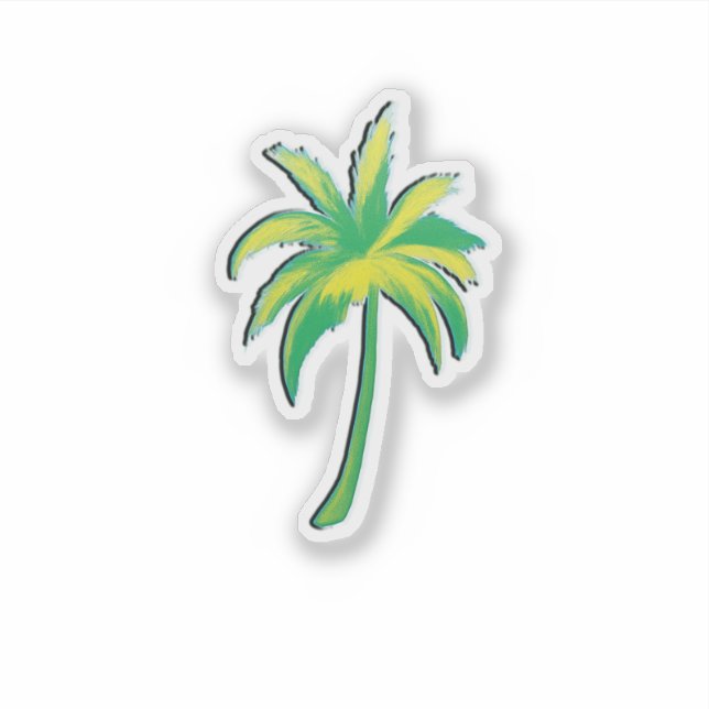 Sticker Palm Tree  (Devant)