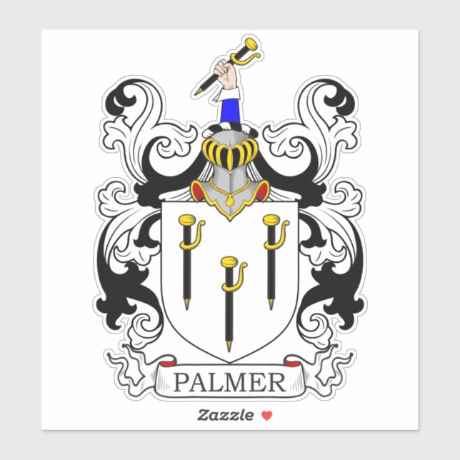 Sticker Palmer Family Crest (Feuille)