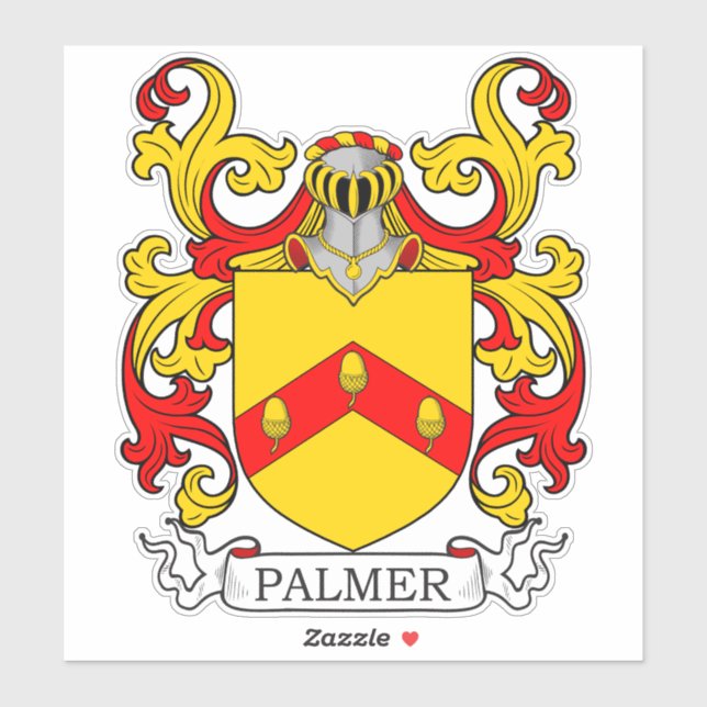Sticker Palmer Family Crest (Feuille)