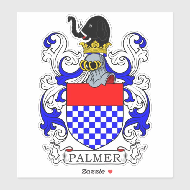 Sticker Palmer Family Crest (Feuille)