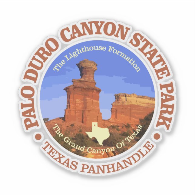 Sticker Palo Duro Canyon SP (Devant)