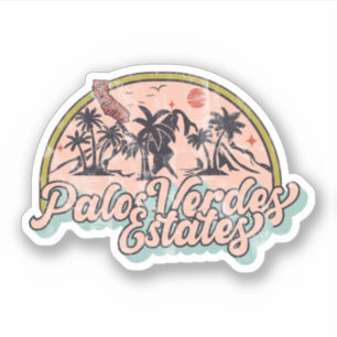 Sticker Palos Verdes Estates, Californie