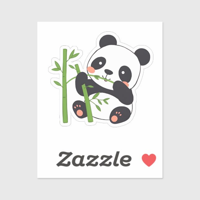 Sticker Panda (Feuille)