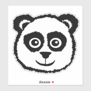 Sticker Panda caricature mignonne